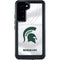 Michigan State University White Jersey Galaxy S24 Plus Waterproof Case